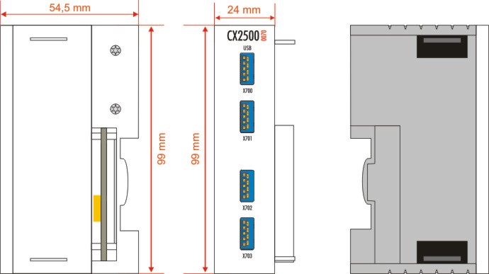 CX2500-0070 - Technical data 1:
