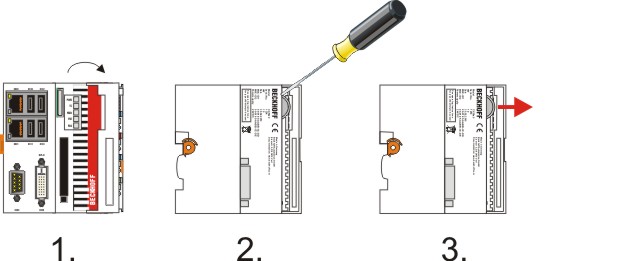 Battery compartment 1: