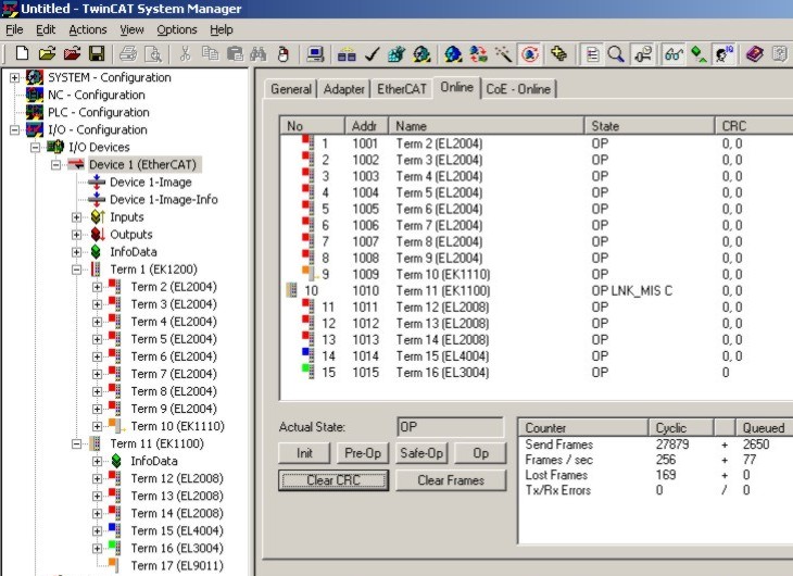 EtherCAT cable redundancy 7: