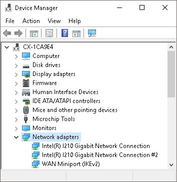 Identification of the Ethernet interfaces (X000, X001) 2: