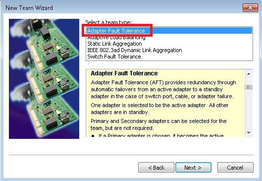 Set NIC Teaming 3: