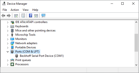 Using serial interfaces N030/N031 3: