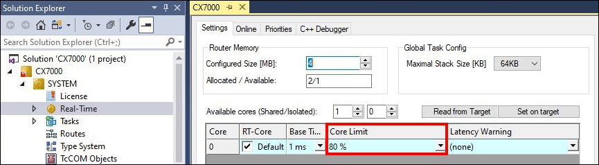 Real-time and CPU load 3: