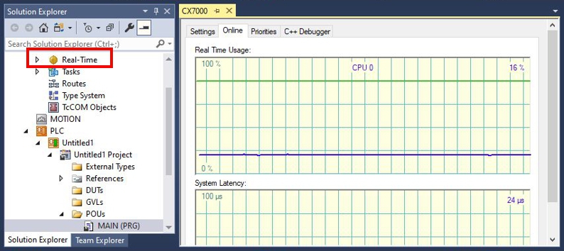 Real-time and CPU load 2: