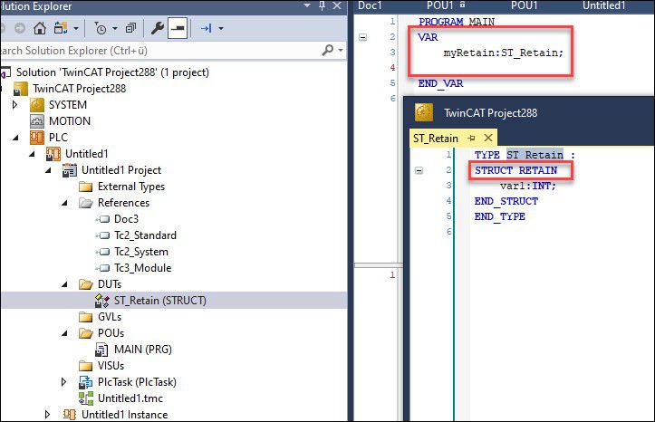 Creating and linking variables 1: