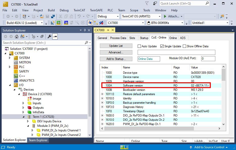 CoE access to multi-function I/Os 2: