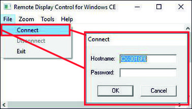 Starting a remote connection 1: