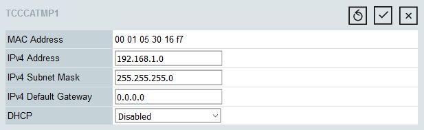 Changing the IP address of the Ethernet interfaces (X101, X102) 3: