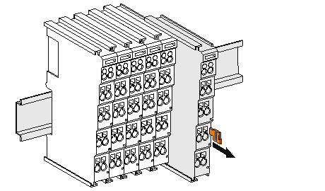 Mounting rail installation 5: