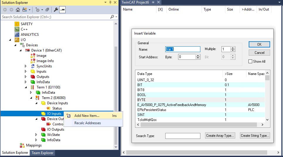 Data traffic with cyclic process data 1:
