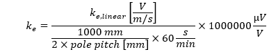 Special case - linear axis 3: