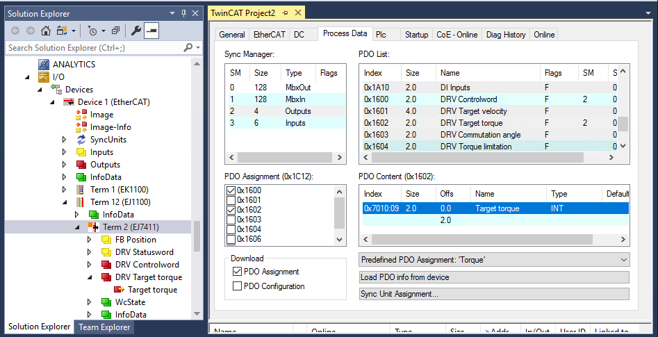 CST (torque control) 1: