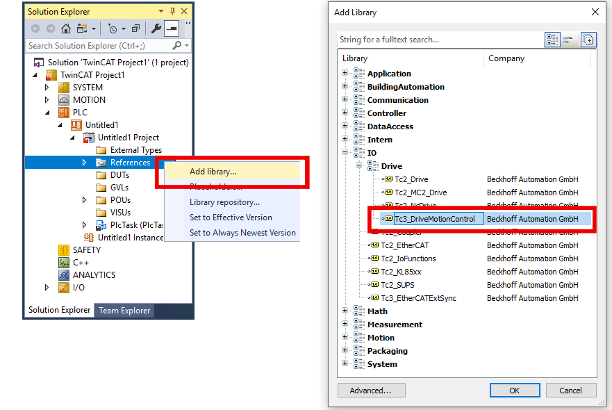 Commissioning with a 64-bit controller 3: