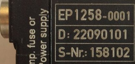 Version identification of EtherCAT devices 5: