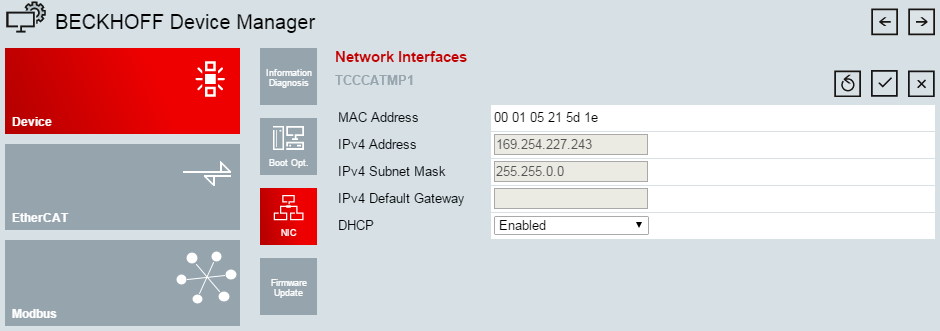 Configuration via the HTML pages of the Bus Coupler 2: