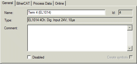 Configuration with the TwinCAT System Manager - digital input and output terminals 2: