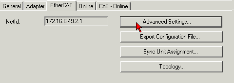 Distributed Clock settings 4: