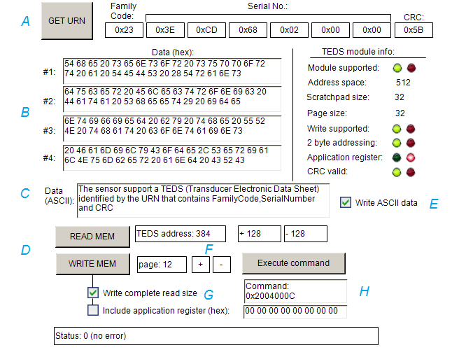 Example program 3: Access to TEDS with EL1262-0050 and EL2262 5: