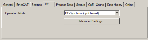 EtherCAT subscriber configuration 10: