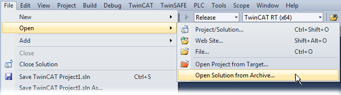 Sample program TwinCAT 3 2: