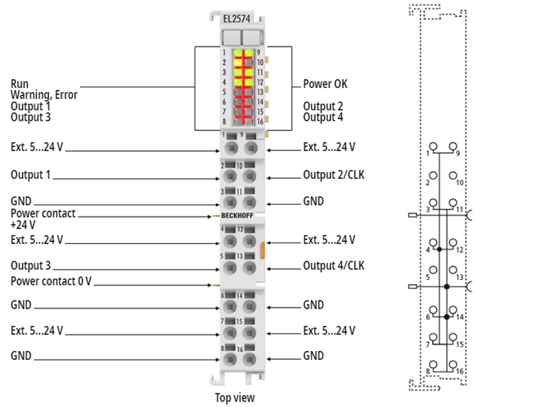 LEDs and connection 1: