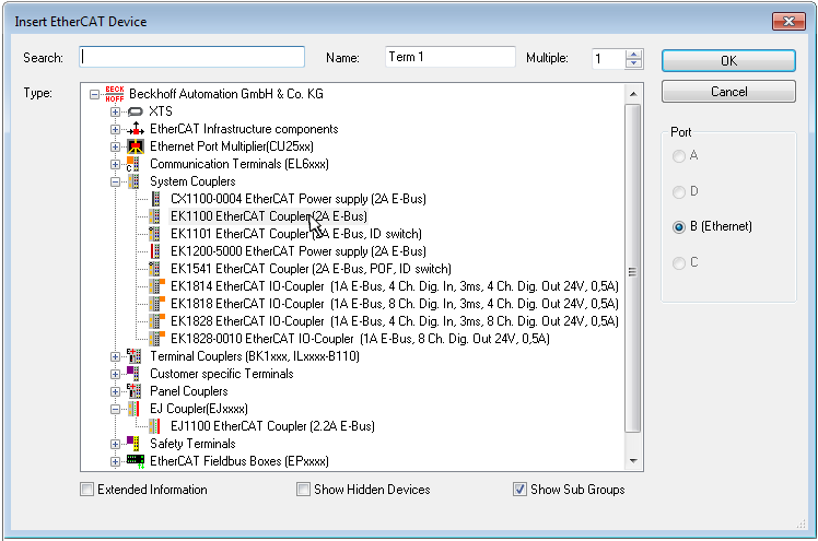 OFFLINE configuration creation 7: