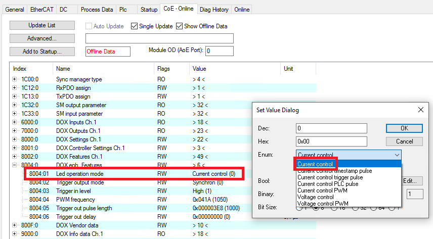 Sample program 1 - short-circuit detection (current-controlled) 4: