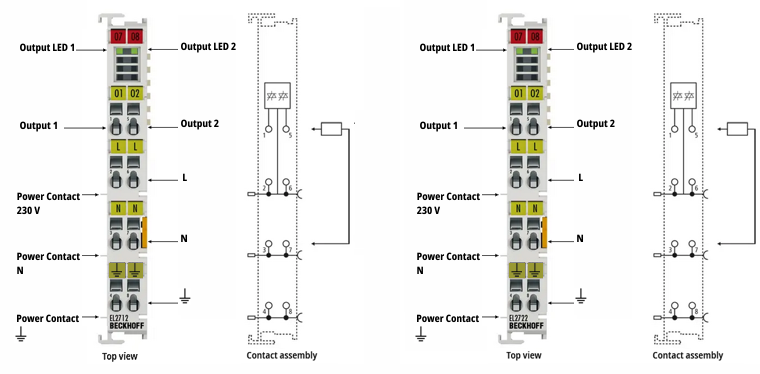 LEDs and connection 1: