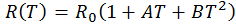 Programmable according to DIN 60751 for Pt sensors (0x80n00:19, entry 0x112) 2: