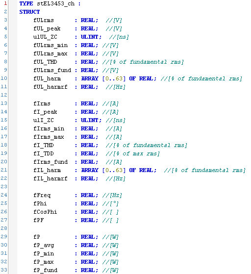 Example Function Blocks for evaluation using the PLC data types 3: