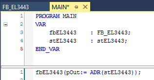 Example Function Blocks for evaluation using the PLC data types 7: