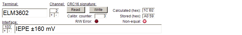 Sample program 9 (R/W signature of calibration) 1: