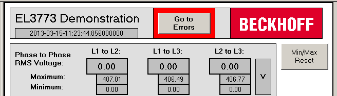 Description of the function of the example program 2: