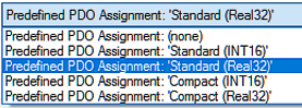 Process data configuration 2: