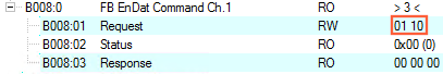 Command 0x1001 - Diag History Test 1: