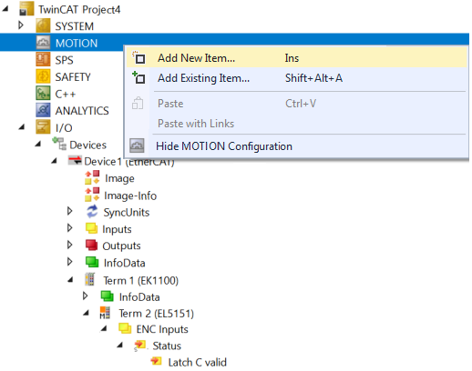 NC configuration (motion) 2: