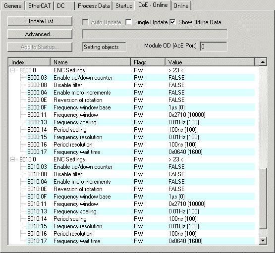 Settings Via The Coe Directory