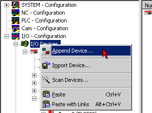 Setting up TwinCAT 2.10 1: