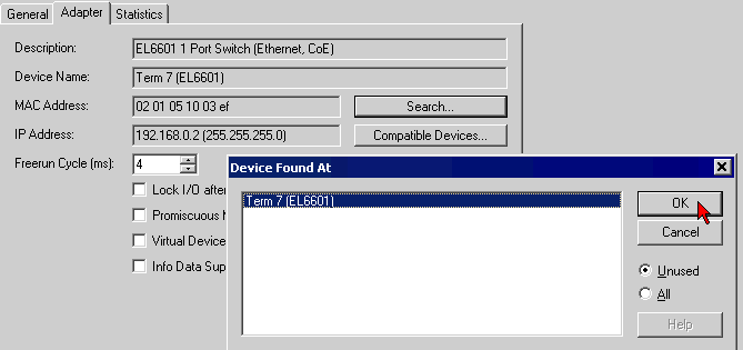 Setting up TwinCAT 2.10 5: