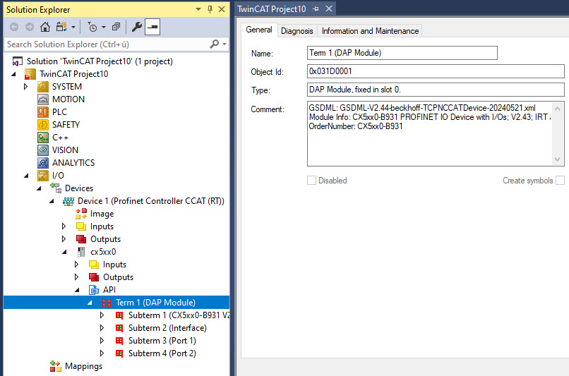 DAP (Device Access Point) modules 1: