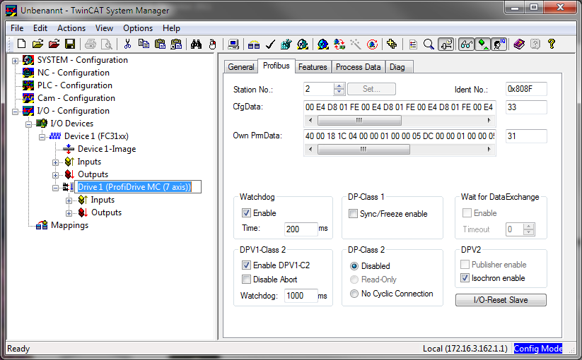 Configuring fieldbus devices 3: