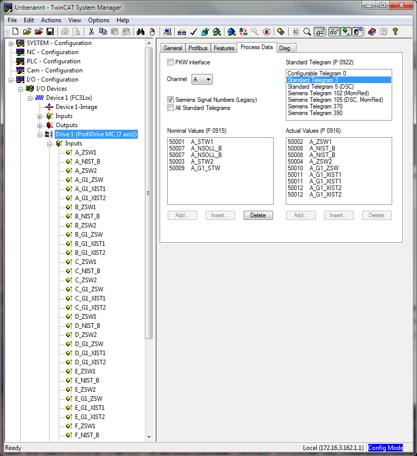 Configuring fieldbus devices 4: