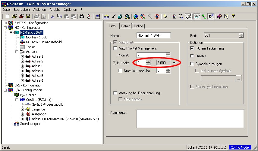 NC - Configuration 1: