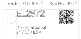 Version identification of EL terminals 1: