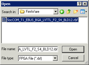 FPGA firmware *.rbf 6: