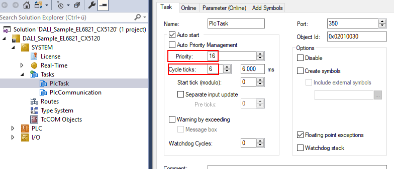 EL6821 with CX5120 4:
