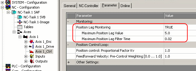 Configuring the main parameter - Selecting the reference velocity 6: