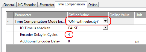 Configuring the main parameter - Selecting the reference velocity 3: