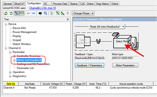 Settings with the Drive Manager 3: