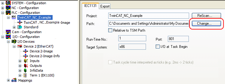 Program example: motor controller with visualization 5: